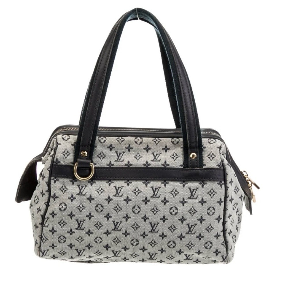 Louis Vuitton Monogram Mini Lin Josephine GM bag purse blue denim